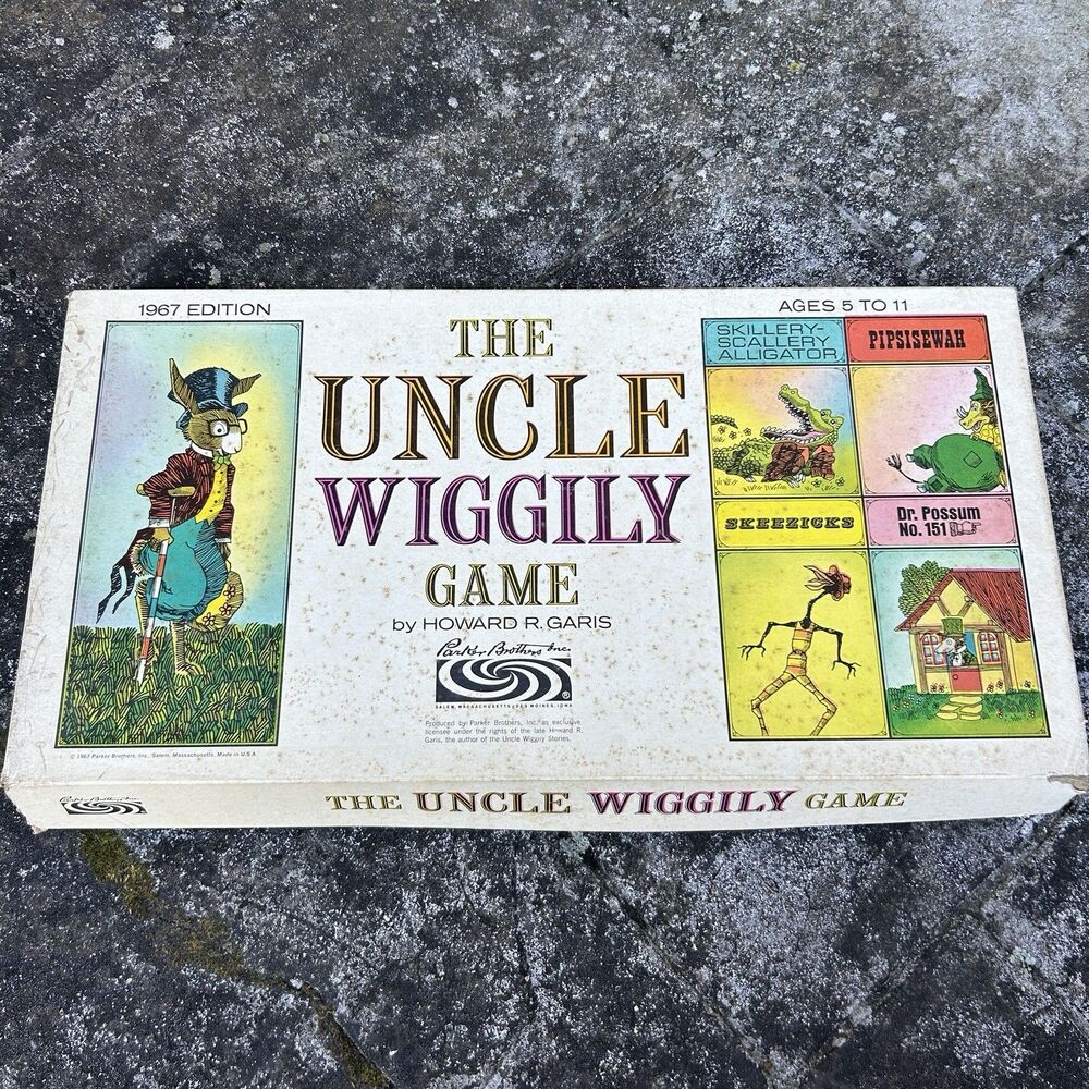 Parker Brothers VTG 1967 The Uncle Wiggily Game Family Retro